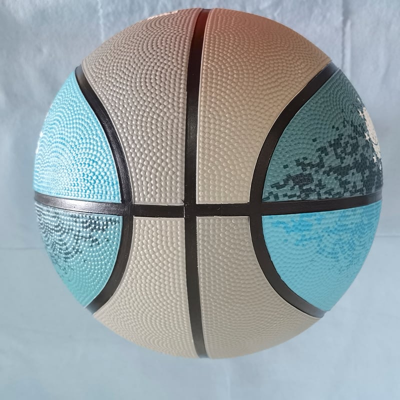 High-quality rubber basketball