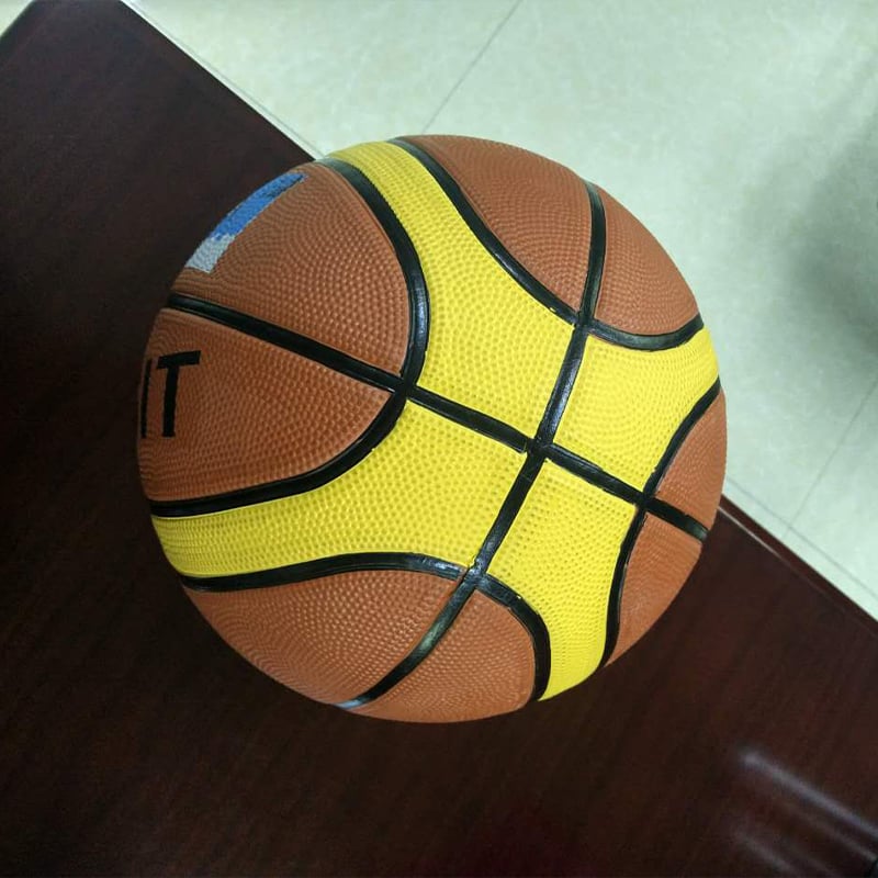 High-quality rubber basketball