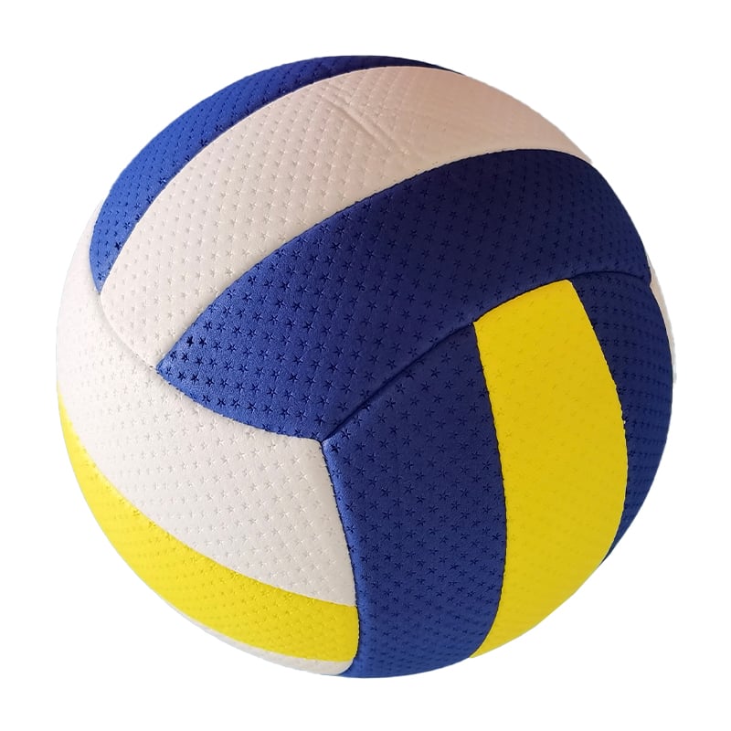 Rubber machine stitched volleyball